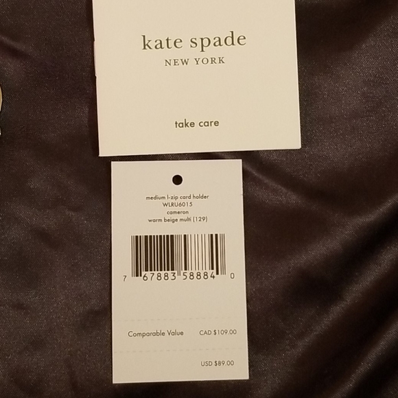 NWT kate spade Cameron zip card holder - Picture 4 of 5